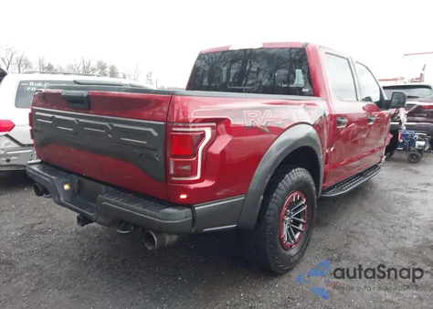 2017 Ford F-150 Raptor z USA, uszkodzony, nr VIN 1FTFW1RG4HFC43446
